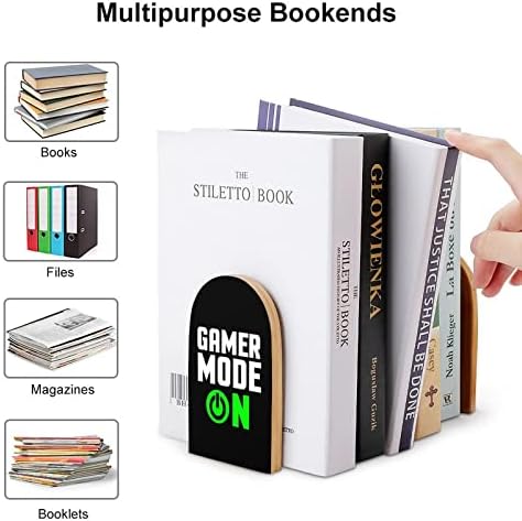 Gamer mod na drvenim knjižicama trendi dekorativni stalak za knjige za kućne i kancelarijske Police