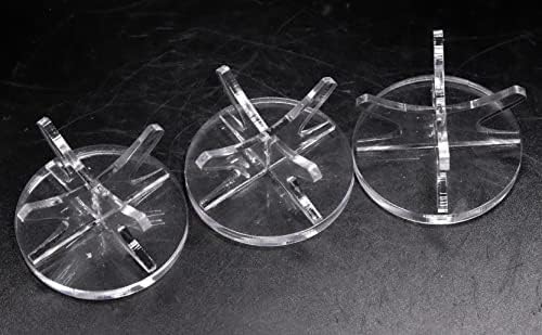 49 mm okrugli akrilni postolje za postolje za postolje za postolje za sfere Jaja Kolekcionarski kristali