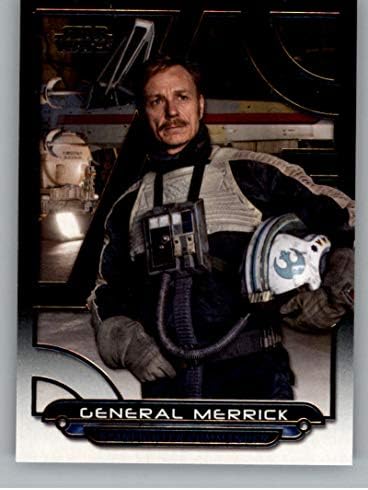 2018 TOPPS Star Wars Galaktičke datoteke RO-19 General Merrick Rogue One službena trgovačka kartica za film