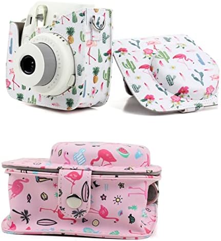 SOLUSTRE torba za kameru za trenutnu kameru slučaj Instant kamere za ljupki uzorak kamere Pink Protector Cute Mini9 Protector za instant futrolu kamere za trenutnu kameru