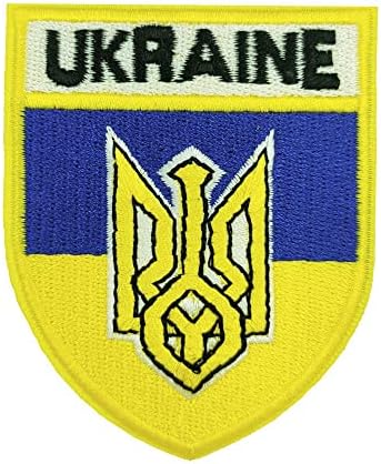 Ukrajina zastava TRIMENT vojska vojska vezena zakrpa za kuku i petlju