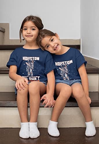 Poželjno inking H-GRAD Astronaut Kidshirs majice Nemamo problem za bejzbol fanove klasične majice za mlade
