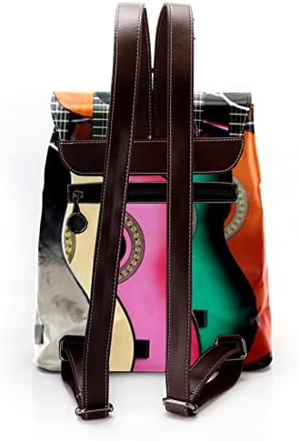 VBFOFBV ruksak za laptop, elegantan putni ruksak casual paketa za muškarce za muškarce, obojena gitara