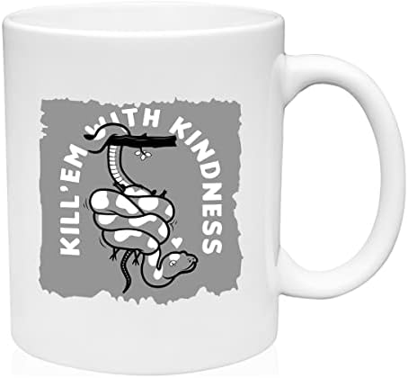 GBB Prints Kill ' em with Kindness Mug keramička šolja za kafu smiješna poklon šolja