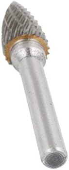 X-DREE 6mm izbušena rupa 12mm x 25mm vrh X zubi dvostruko rezane Tungsten karbidne lučne cijevi