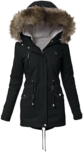 Ženske zimske parke, plus veličina zgušnjava jakne sa kapuljačom kaput Vjetrootporna zima niz