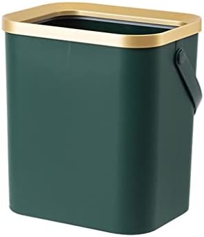 Seasd Golden Trash može za kuhinju kupatilo četveronožnog tipa, plastični uski kantu za smeće sa poklopcem