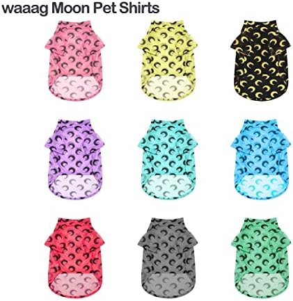 Pas majice, majice mačka, dizajn mjeseca, lagani mrežni prsluk, rastezljive majice mačke za