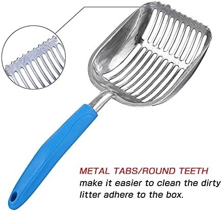 Chi-kupite najnoviju ažuriranu mjericu za mačje smeće sa metalnim jezičcima/okruglim zubima, mjerač