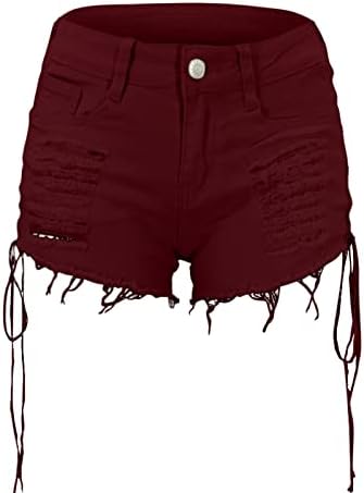 Traper kratke hlače za žene ljetne casual visokih četrinskih kratkih kratkih hlača za odmor na plaži