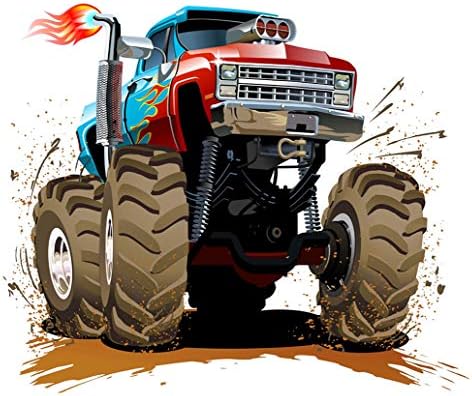 Altuny DIY 5D slikarski komplet Kit Cartoon Monster kamion na raspolaganju 10 Odvojeni automobil Offroad Race 16 x 20 Odrasli krizeston Cross Stitch Kit za ukrašavanje doma