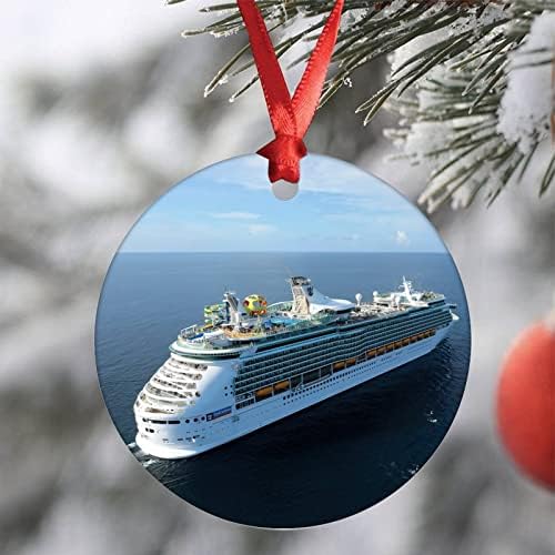 Royal Karipsko krstarenje, Florida, Sjedinjene Američke Države Ornament Dvostrani okrugli ukrasni viseći ukras dnevni boravak Dekor jedinstveni Xmas pokloni za roditelje