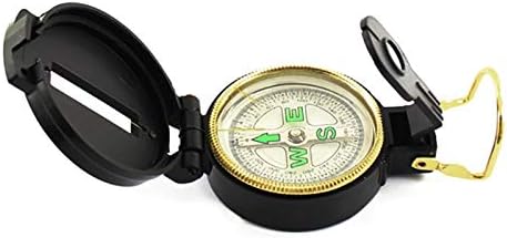 Wjccy crni kompas / plastični futrološki stupac Geološki kompas na otvorenom prijenosni kompozicijski kompas Pokažite