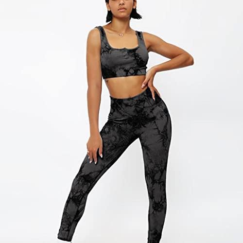 MMLLZEL Workout Sport Set Beamlex Yoga odijelo Teretana odjeća Fitness Dvodijelne žene Ženska odjeća Ženski transen