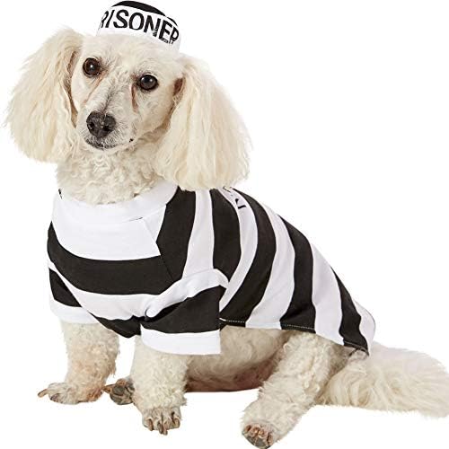 Kostim za pse zarobljenika - pas Halloween kostim, kostim za pse Cosplay kostim sa šeširom za štene Mali srednje pse Specijalni događaji Smiješni foto rekviziti Pribor