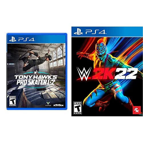Tony Hawk Pro Skater 1 + 2 - PlayStation 4 & WWE 2k22-PlayStation 4