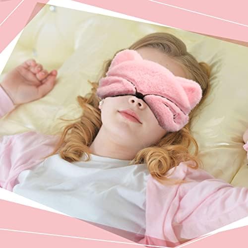 20 kom. Slatka maska ​​za oči za dječje djevojke Spavanje mekano smiješno oči djeca za spavanje maska