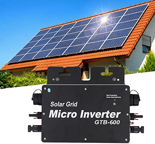 Solarni mikro Inverter IP65 vodootporni Tie za solarnu električnu mrežu 600W WIFI kontrola automatska