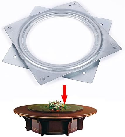 6-inčna okretna ploča, kvadratna metala glatka okretna okretna ploča za televizor lijeni Susan rotirajući ležaj za gramofon za kuhinjske ploče