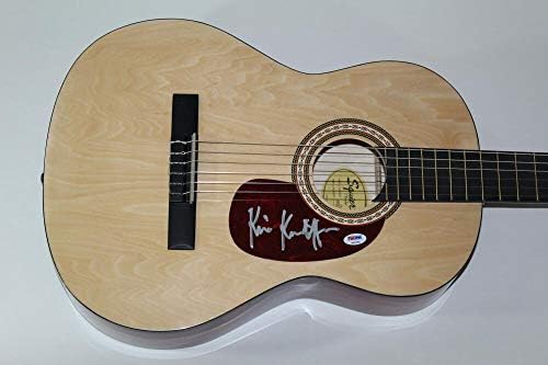 Kris Kristofferson potpisao autografa Fender marke akustične gitare granične GRAD LORD PSA