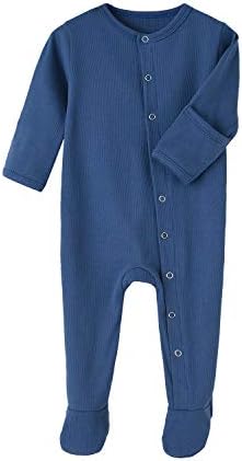Naučite Leanbh baby Boys Girls Foot Pijama sa rukavima pamučni dugih rukava Snap-up Romper kombinezon za spavanje