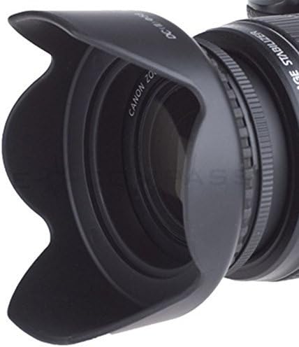 55 mm Tulip cvjetni objektiv za Nikon D3400, D5600 sa 18-55 mm AF-P DX, DL24-500 F / 2,8-5,6 digitalni fotoaparat + krpa za čišćenje mikrofiber