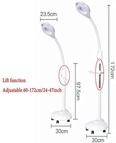 Kozmetička lampa 16x LED uvećava hladno toplo svjetlo Podesiva dvostruka USB utičnica sa ležištem za odlaganje
