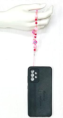 Heddz Handmade Pink Beaded phone Charms for Women Girl / Boemski stil lanac mobilnih telefona za zlo
