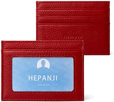Adenpvn novčanik s kreditnom karticom od prave kože，minimalistički novčanik，tanki umetci za novčanik