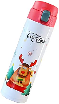 Aboofan termalni jelena za student božićne bijele čelične boce poklone izolirane čaše putovanja djevojke crtani piću dječaci Holdiay kućni kup poklon ml nehrđajućom izolacijom djeteta