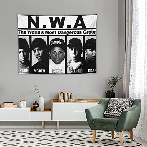 YWVWY NWA the Greatest Hip Hop reper Group tapiserija Posteri Artworks poliester soba estetski zid Art Prints