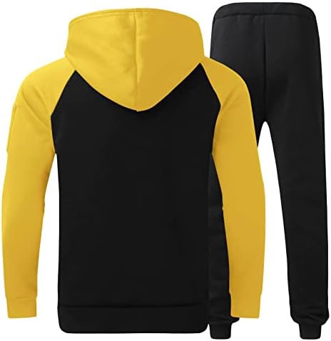 Larisalt zip up hoodie y2k, muške blok u boji pulover flis flis dukseli dugih rukava ležerna