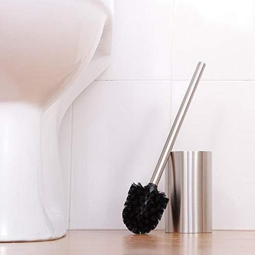 WC školjska četkica od nehrđajućeg čelika toaletna četkica za čišćenje kupaonice Držač alata sa baznom toaletnom četkicom za čišćenje čistača za čišćenje wc-a četkica za čišćenje