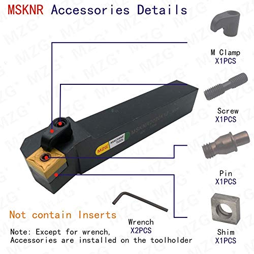 Maifix CNC MSKNR1616H12 vanjski držači za okretanje indeksirani karbidni umetci rezač Strug mašinski alati za
