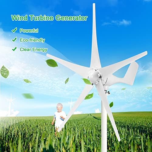 Karlak 12v 1200w generator vjetra sa R kontrolerom 5 S-tip Minitype wind Generator Kit Clear