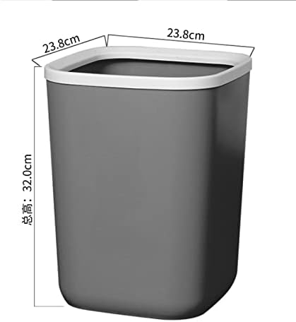 Slyko kante za smeće početna velika kupaonica kuhinja dnevni boravak debela hotelska soba toaletna kanta za smeće 【【kvadrat17l】 siva