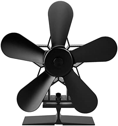 Uongfi 5 Oštrice Tihi Štednjak Ventilator Sa Toplotnim Napajanjem Električni Ventilator Log Drveni