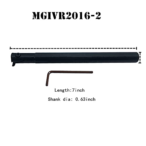 16 kom 5/8 držač alata za žljebove MGIVR-2 MGEHR1616-2 MGEHL1616-2 sa MGMN200 umetkom za žljebove