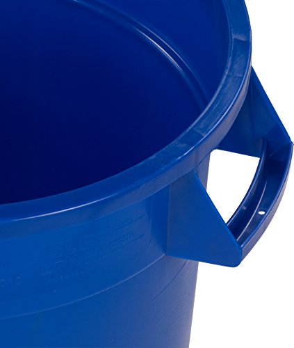 CFS 34103314 Bronco polietilen okrugli poklopac, 24 Prečnik x 2,13 visina, plava, za kontejnere za smeće od 32 galona