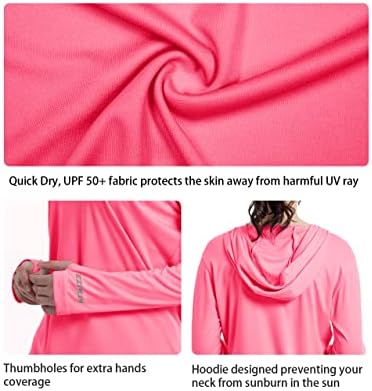Ženska upf 50+ UV Zaštita od sunca Dugačka majica DRY FIT SPF Sunčeva majica s dugim rukavima na otvorenom Performance