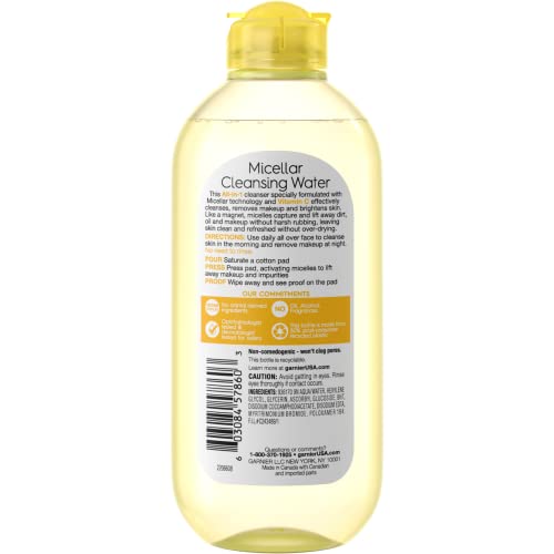 Garnier SkinActive micelarna voda sa vitaminom C, sredstvo za čišćenje lica & amp; sredstvo za uklanjanje