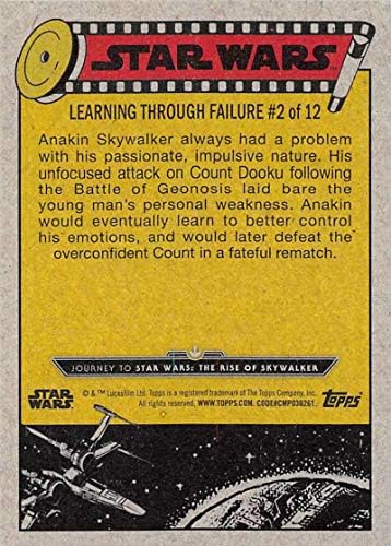 2019 TOPPS STAR WARS Putovanje za uspon Skywalker # 44 Anakinov hasty Attack Trading Card