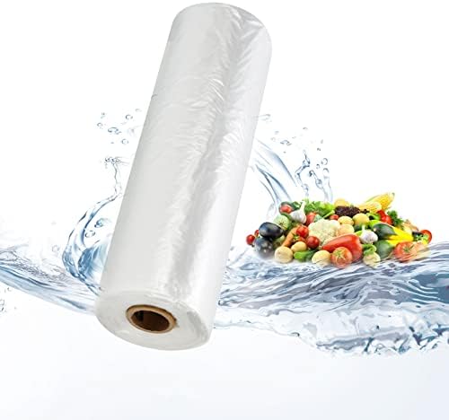 Tapsin 12x20 plastične kese za proizvodnju na rolni - prozirne plastične kese za hranu, povrće, voće, hleb,