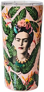 Greenline Goods Frida Kahlo cvjetna izolovana putna posuda – 20 oz trostruka izolovana čaša za kafu od nerđajućeg