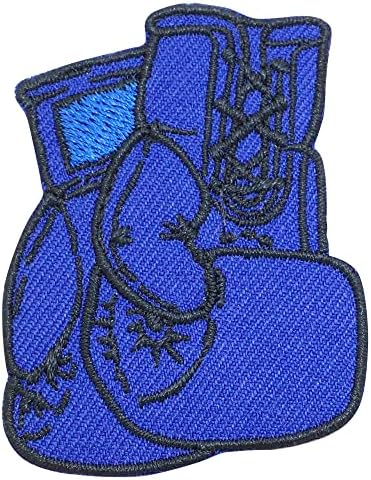 PIPOMAMA 3pc rukavice za bokserice glačalo na zakrpe za odjeću iz vezene aplikacije za patch batge šivati ​​grb