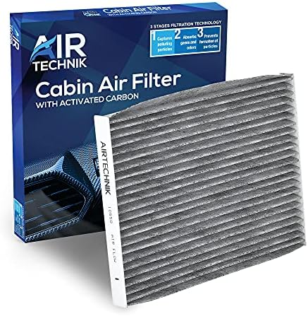 Airtechnik CF10550 Filter za vazduh u kabini W / Aktivirani karbon | Odgovara Nissan Rogue 2008-2013,