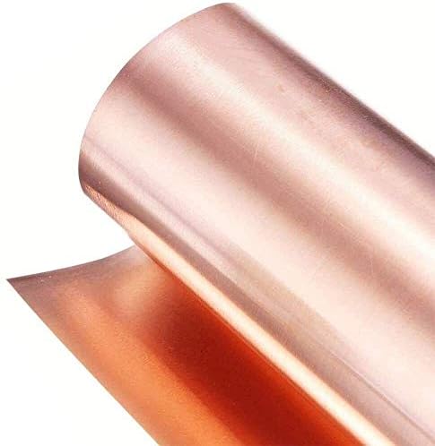Nianxinn bakarni lim 99,9% čistog bakra Cu folija od metalnog lima 0, 1x100x1000mm za zanatske vazduhoplovne