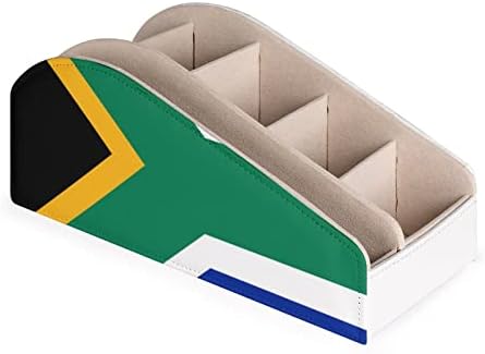 Držač za daljinsko upravljanje afričkom zastavom sa 6 odjeljaka PU kožna daljinska kutija za odlaganje