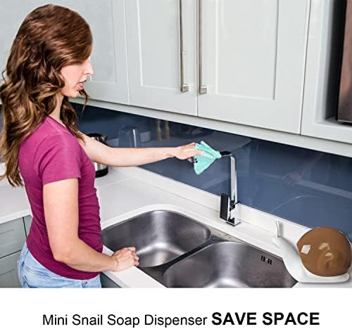 Dozator Snail sapuna, slatki ručni dozatori sapuna pumpa za punjenje bočica za tečni sapun šampon za kupatilo