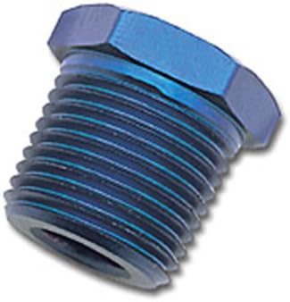Edelbrock/Russell 661570 plava anodiziranog aluminija 3/8& # 34; muško 1/8& # 34; ženski cijevi Čahura reduktor